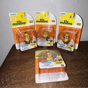 New, Minion Illuminations Figurines (set of 4)
